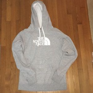 Large Women’s Grey North Face Hoodie